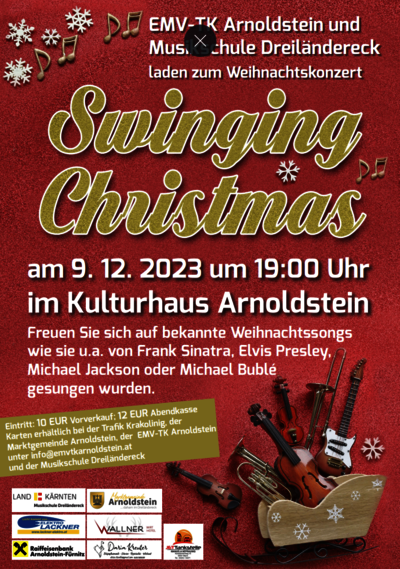 Einladung Konzert Swinging Christmas