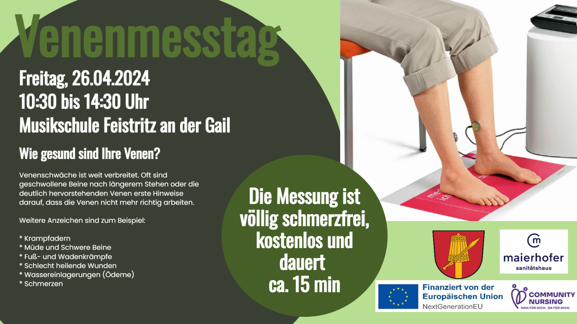 Einladung Venenmesstag