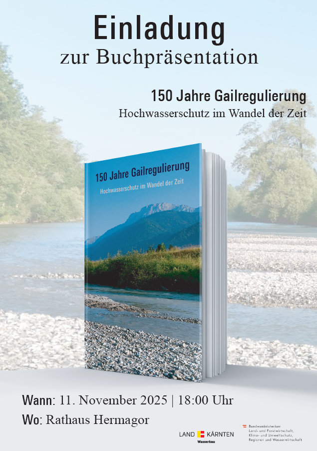 Einladung Buchpräsentation 150 Jahre Gailregulierung